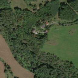 Satellite imagery of [Hřiměždice] church t., CZ