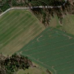 Satellite imagery of [Hradiště] church t., CZ