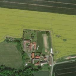 Satellite imagery of [Keblov] church t., CZ