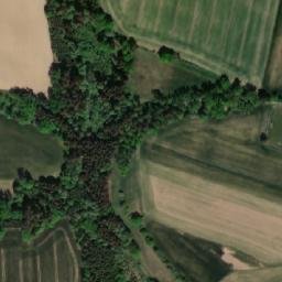 Satellite imagery of [Hněvkovice u Ledče nad Sázavou] church t., CZ