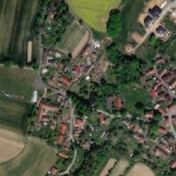 Satellite imagery of [Hněvkovice u Ledče nad Sázavou] church t., CZ