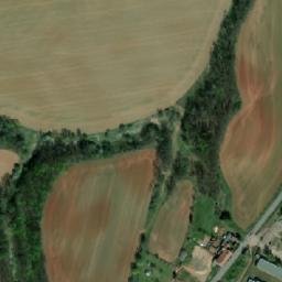 Satellite imagery of [Křenov] church t., CZ
