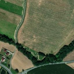 Satellite imagery of [Fryčovice] church t., CZ