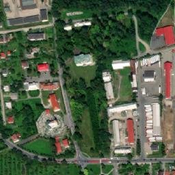 Satellite imagery of [Hnojník] church t., CZ