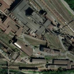 Satellite imagery of [Třinec] factory chimney-1, CZ