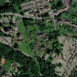 Satellite imagery of [Třinec] evangelic church t., CZ