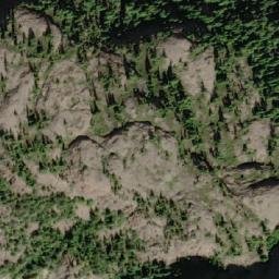 Satellite imagery of Mount Mitchell, CA