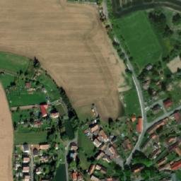 Satellite imagery of [Keblov] church t., CZ