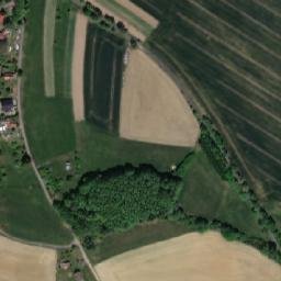 Satellite imagery of [Hněvkovice u Ledče nad Sázavou] church t., CZ