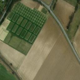 Satellite imagery of [Hladké Životice] church t., CZ