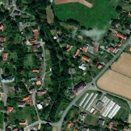 Satellite imagery of [Fryčovice] church t., CZ