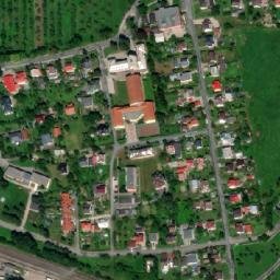 Satellite imagery of [Hnojník] church t., CZ