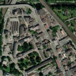 Satellite imagery of [Třinec] evangelic church t., CZ