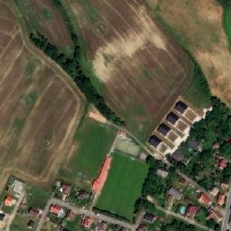 Satellite imagery of [Olbramovice u Votic] church t., CZ