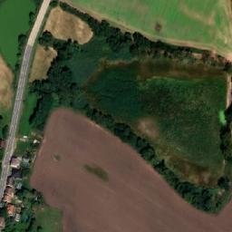 Satellite imagery of [Olbramovice u Votic] church t., CZ