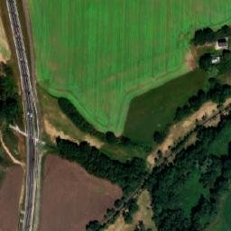 Satellite imagery of [Olbramovice u Votic] church t., CZ