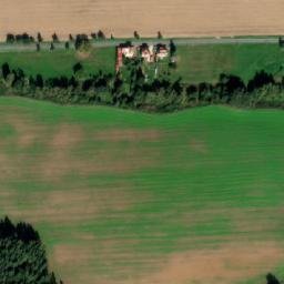 Satellite imagery of [Keblov] church t., CZ