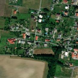 Satellite imagery of [Fryčovice] church t., CZ