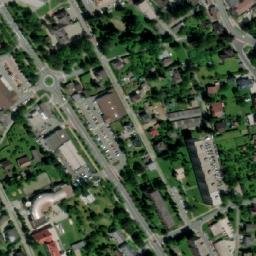 Satellite imagery of [Třinec] evangelic church t., CZ