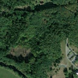 Satellite imagery of Kozel [Šťáhlavy] castle chapel sanctus t., CZ