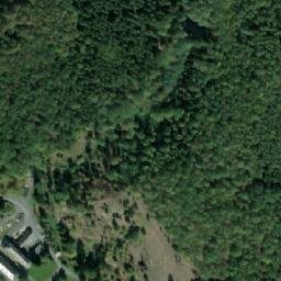 Satellite imagery of Kozel [Šťáhlavy] castle chapel sanctus t., CZ