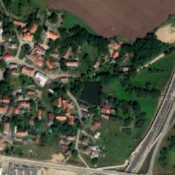Satellite imagery of [Olbramovice u Votic] church t., CZ
