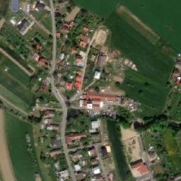 Satellite imagery of [Kožlí] church t., CZ