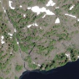 Satellite imagery of Mount Kent-Urquhart, CA
