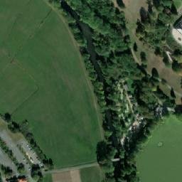 Satellite imagery of Kozel [Šťáhlavy] castle chapel sanctus t., CZ