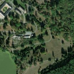 Satellite imagery of Kozel [Šťáhlavy] castle chapel sanctus t., CZ