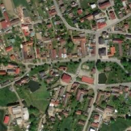 Satellite imagery of [Kožlí] church t., CZ