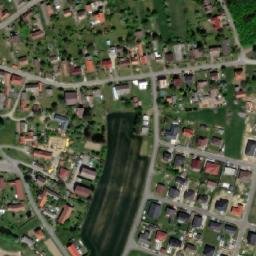 Satellite imagery of [Kožlí] church t., CZ