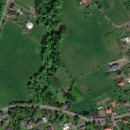 Satellite imagery of [Vendryně] church t., CZ