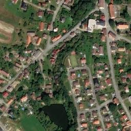 Satellite imagery of [Vrchotovy Janovice] church t., CZ