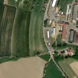 Satellite imagery of [Kožlí] church t., CZ