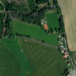 Satellite imagery of [Lučice] church t., CZ