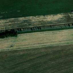 Satellite imagery of [Banín] church t., CZ