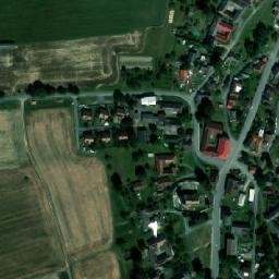 Satellite imagery of [Banín] church t., CZ