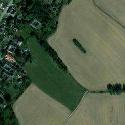 Satellite imagery of [Banín] church t., CZ