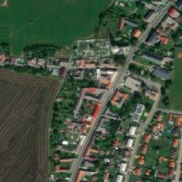 Satellite imagery of [Chornice] church t., CZ