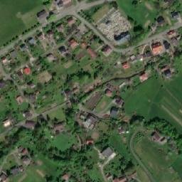 Satellite imagery of [Vendryně] church t., CZ