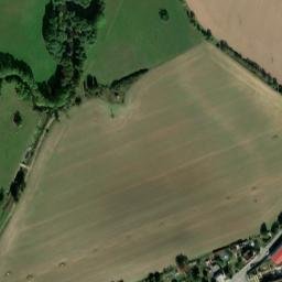 Satellite imagery of [Dobřany] heating plant chimney, CZ