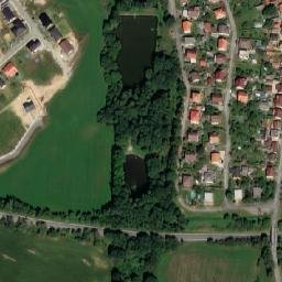 Satellite imagery of [Vrchotovy Janovice] church t., CZ