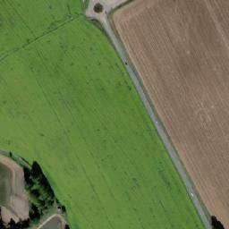 Satellite imagery of Bohemia [Nová Ves u Světlé nad Sázavou] glas factory chimney, CZ