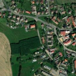 Satellite imagery of [Lučice] church t., CZ