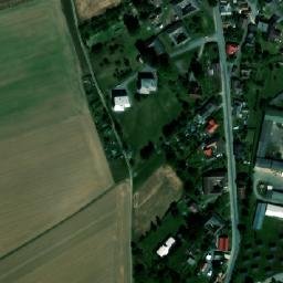 Satellite imagery of [Banín] church t., CZ