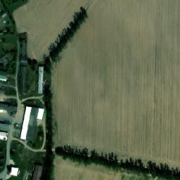Satellite imagery of [Banín] church t., CZ