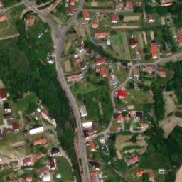 Satellite imagery of [Sedlnice] church t., CZ