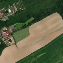Satellite imagery of [Sedlnice] church t., CZ