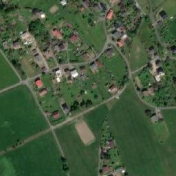 Satellite imagery of [Vendryně] church t., CZ